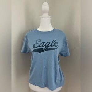 AE blue cotton tee